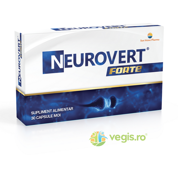 Neurovert Forte 30cps moi, SUN WAVE PHARMA, Remedii Capsule, Comprimate, 1, Vegis.ro
