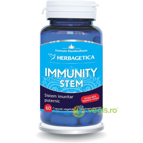 Immunity Stem 60Cps, HERBAGETICA, Capsule, Comprimate, 1, Vegis.ro