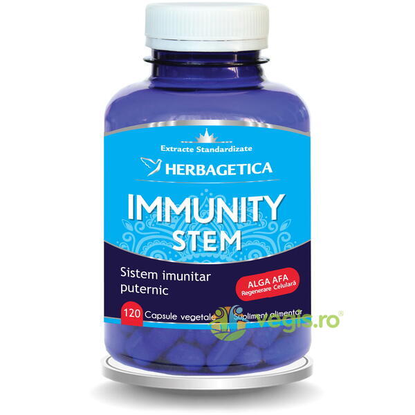 Immunity Stem 120Cps, HERBAGETICA, Capsule, Comprimate, 1, Vegis.ro