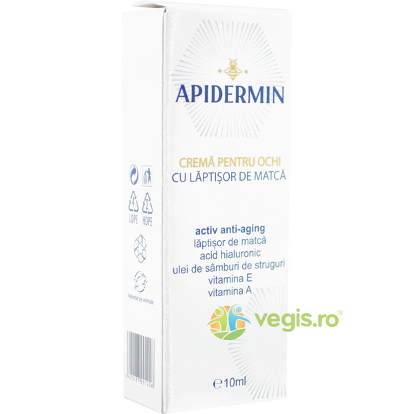 Apidermin Crema pentru Ochi Anti-Aging 10ml, COMPLEX APICOL, Cosmetice Ochi, 1, Vegis.ro