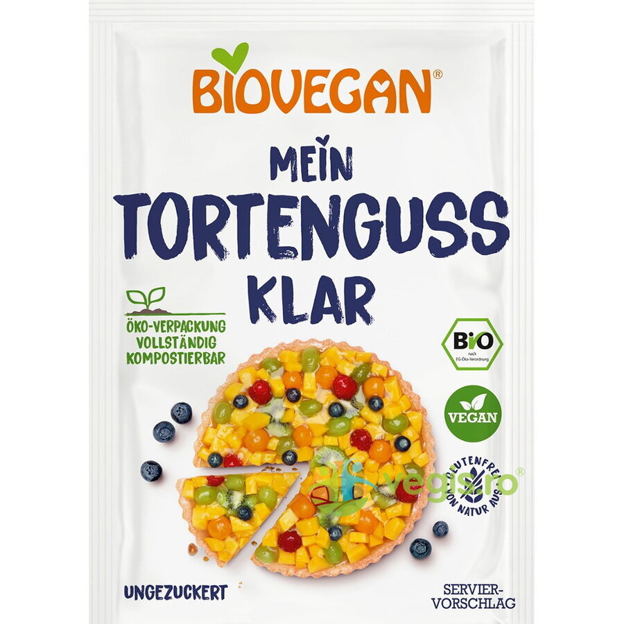 Gelatina Vegana Incolora fara Gluten Ecologica/Bio 2x6g