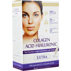 Colagen Si Acid Hialuronic Extra 30cps INTERHERB