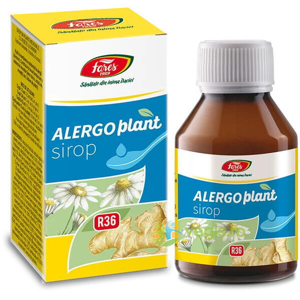 Sirop Alergoplant R36 100ml, FARES, Siropuri, Sucuri naturale, 1, Vegis.ro