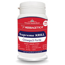 Supreme Krill Oil Omega 3 30Cps HERBAGETICA