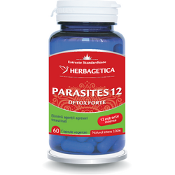 Parasites 12 Detox Forte 60cps HERBAGETICA