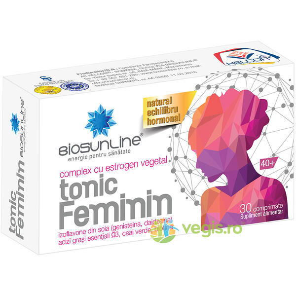 Tonic Feminin 30cpr, BIOSUNLINE, Capsule, Comprimate, 1, Vegis.ro