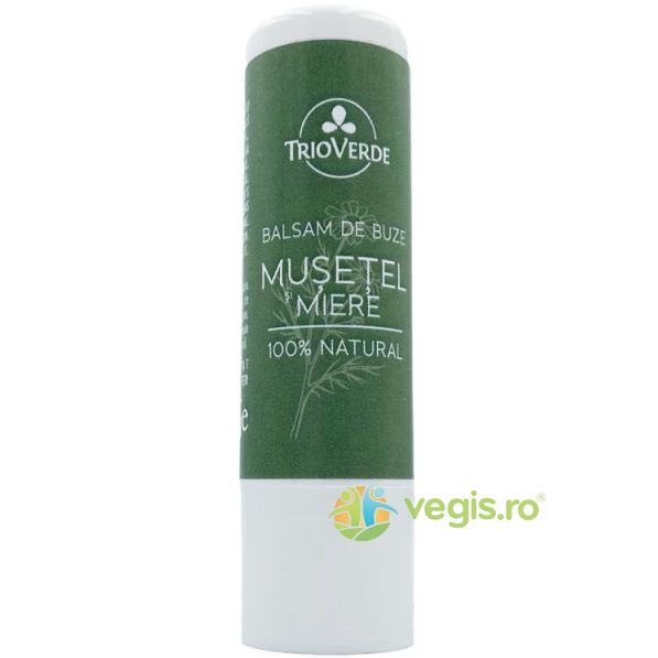 Balsam de Buze cu Musetel si Miere 5g, TRIO VERDE, Cosmetice ten, 1, Vegis.ro
