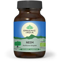 Neem Antibiotic Natural Ecologic/Bio 60cps vegetale ORGANIC INDIA