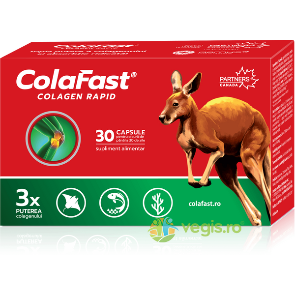 Pachet Colafast Colagen Rapid 3 x 30cps, PARTNERS CANADA, Pachete Suplimente, 2, Vegis.ro