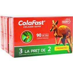 Pachet Colafast Colagen Rapid 3 x 30cps PARTNERS CANADA