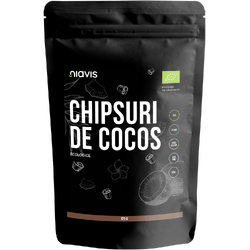 Chipsuri de Cocos Raw Ecologice/Bio 125g NIAVIS