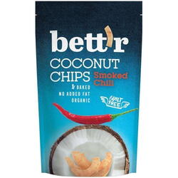Chips-uri de Cocos cu Chilli Ecologice/Bio 70g BETTR
