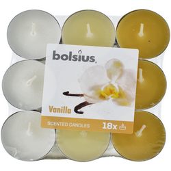 Set Lumanari Tip Pastila Aroma Vanilie 18 buc. BOLSIUS