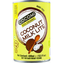 Lapte de Cocos Light 9% Grasime Ecologic/Bio 400ml COCOMI