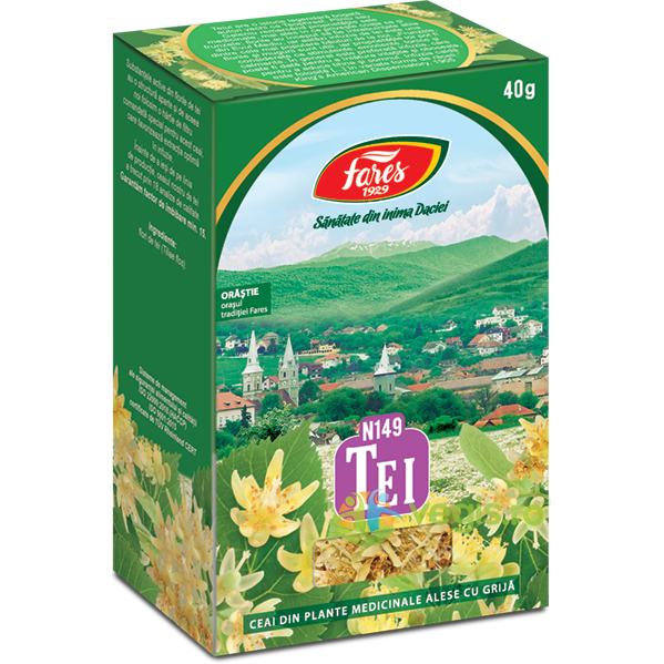 Ceai din Flori de Tei (N149) 40g, FARES, Ceaiuri vrac, 1, Vegis.ro