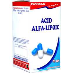 Acid Alfa-Lipoic 70cps FAVISAN
