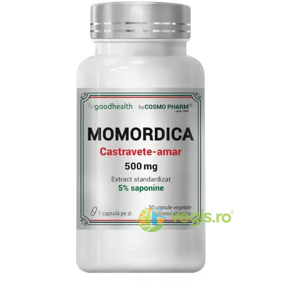 Momordica (Castravete Amar) 60cps, COSMOPHARM, Capsule, Comprimate, 1, Vegis.ro