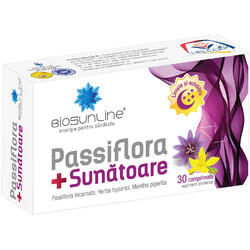 Passiflora + Sunatoare 30cpr BIOSUNLINE