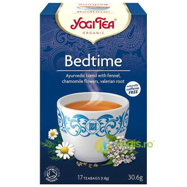 Ceai Bedtime Ecologic/Bio 17dz, YOGI TEA, Ceaiuri doze, 1, Vegis.ro