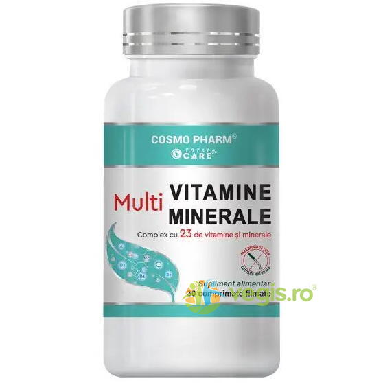 Multivitamine si Multiminerale 30cpr, COSMOPHARM, Vitamine, Minerale & Multivitamine, 1, Vegis.ro