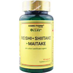 Reishi Shiitake Maitake Total Care 60cps COSMOPHARM