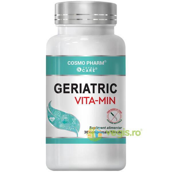 Geriatric Vita-Min 30cpr, COSMOPHARM, Capsule, Comprimate, 2, Vegis.ro