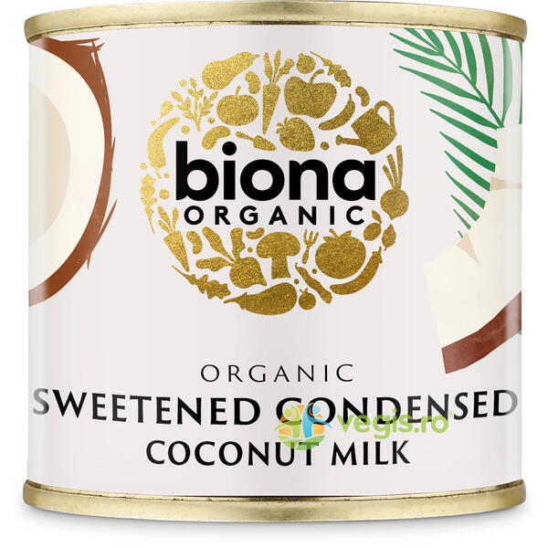 Lapte de Cocos Condensat Indulcit Ecologic/Bio 210g, BIONA, Produse din Nuca de Cocos, 1, Vegis.ro