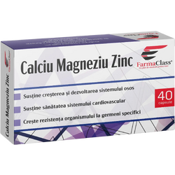 Calciu Magneziu Zinc 40cps FARMACLASS