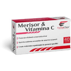 Merisor si Vitamina C 40cps FARMACLASS