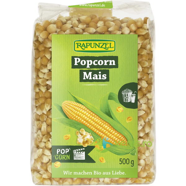 Porumb pentru Popcorn Ecologic/Bio 500g, RAPUNZEL, Alimente BIO/ECO, 1, Vegis.ro