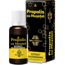 Propolis cu Musetel Extract Glicerohidric 30ml APICOLSCIENCE