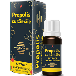 Propolis cu Tamaie Extract Glicerohidric 30ml APICOLSCIENCE