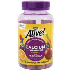 Alive Calcium+ D3 Gummies 60 jeleuri Secom, NATURE'S  WAY