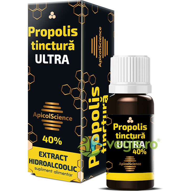 Propolis Tinctura Ultra 40% 10ml 10ml Remedii
