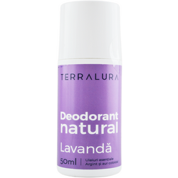 Deodorant Natural Roll-On cu Lavanda, Argint si Aur Coloidal 50ml TERRALURA