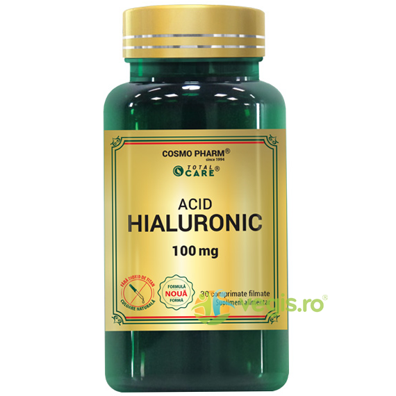 Acid Hialuronic 100mg 30tb, COSMOPHARM, Capsule, Comprimate, 1, Vegis.ro