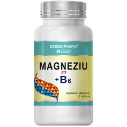 Magneziu 375mg + B6 Premium 30tb COSMOPHARM