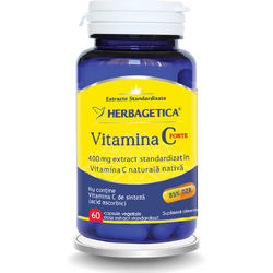 Vitamina C Forte 400mg 60cps HERBAGETICA