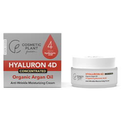 Crema Antirid Hidratanta 4D cu Acid Hialuronic si Ulei de Argan Face Care 50ml COSMETIC PLANT