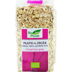 Fulgi 4 Tipuri de Cereale Ecologici/Bio 300g BIO PLANET