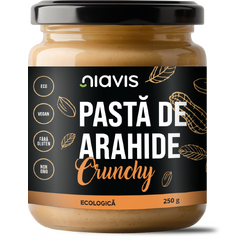 Pasta de Arahide Crunchy Ecologica/Bio 250g NIAVIS