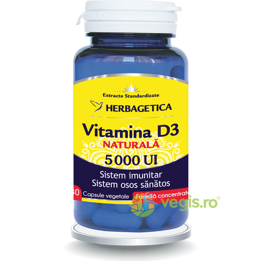 Vitamina D3 Naturala 5000 U.I 30cps