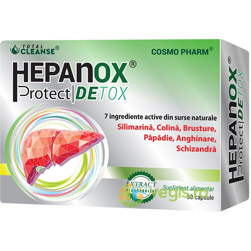 Hepanox Protect Detox 30cps 30cps Capsule, Comprimate