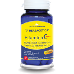 Vitamina C Forte 400mg 30cps HERBAGETICA