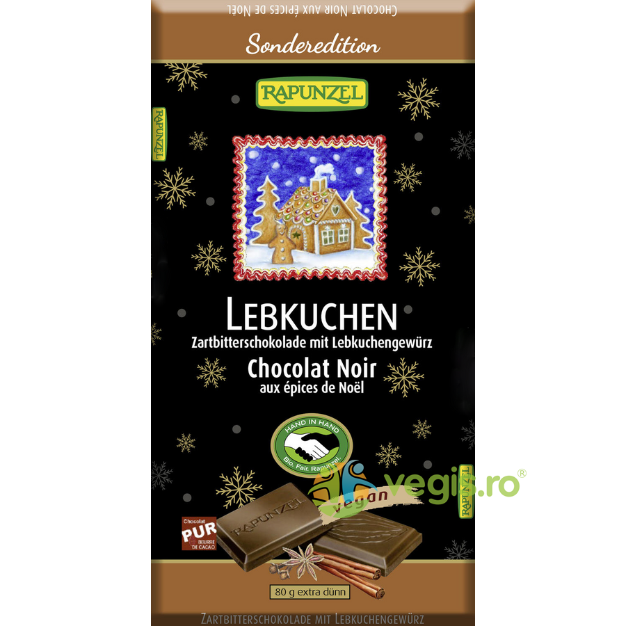 Ciocolata cu Condimente de Turta Dulce Ecologica/Bio 80g