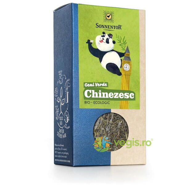 Ceai Verde Chinezesc Ecologic/Bio 100g, SONNENTOR, Alimente BIO/ECO, 1, Vegis.ro