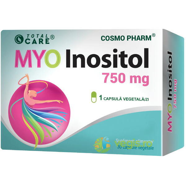 MYO Inositol 750mg 30cps, COSMOPHARM, Capsule, Comprimate, 1, Vegis.ro