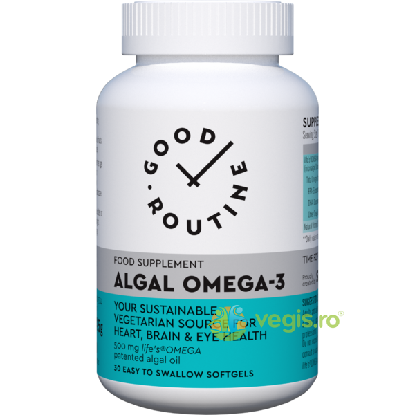 Algal Omega-3 30cps moi + Guard Your Liver 30cps moi Secom,, GOOD ROUTINE, Capsule, Comprimate, 3, Vegis.ro