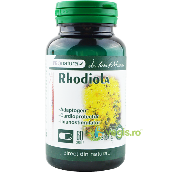 Rhodiola 60cps, MEDICA, Capsule, Comprimate, 1, Vegis.ro