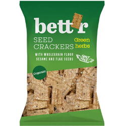 Crackers Integrali cu Ierburi Ecologici/Bio 150g BETTR